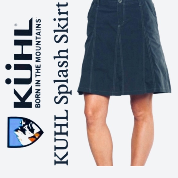 Kuhl Splash Hiking Skirt Gray UPF 50+ 
A-Line Women 2 Outdoor Patina Dye 
Hiking - Picture 5 of 11